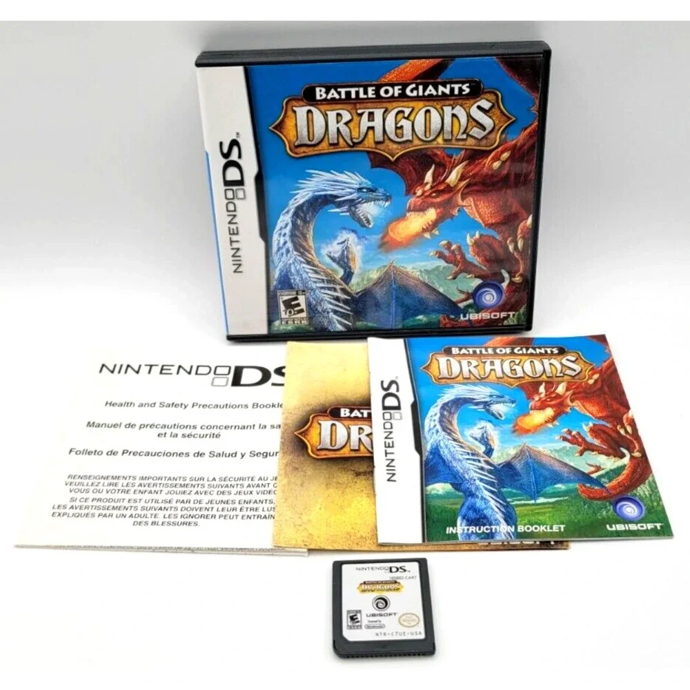 BATTLE OF GIANTS: DRAGONS  CIB COMPLETE IN BOX NINTENDO DS GAME‎